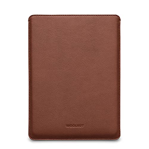 WOOLNUT Sleeve Case for MacBook Pro 16, Charge in Sleeve, Full-Grain Leather, Wool Felt Interior, Tailor-Made Fit - Image 2