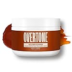 Overtone Semi Permanent Hair Color Conditioner, Golden Copper, 8 oz, Nourishing, Damage-Free, Color Depositing Mask for All Hair Types with Shea Butter & Coconut Oil, Vegan & Cruelty-Free