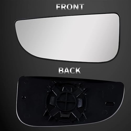 Miniatura 4 de Espejo retrovisor lateral del conductor, retrovisor inferior convexo para paso izquierdo, espejos de remolque con soporte trasero, repuesto de