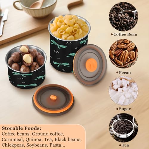 Envase para café airtight acero inoxidable 17 oz Kigai miniatura 5
