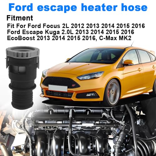 Cotonlake Heater Hose Connector 1495393 For Ford Focus 2L 2012-2016, Escape Kuga 2.0L 2013-2016, EcoBoost 2013-2016, C-Max MK2 (2PCS) by cotonlake - Image 3