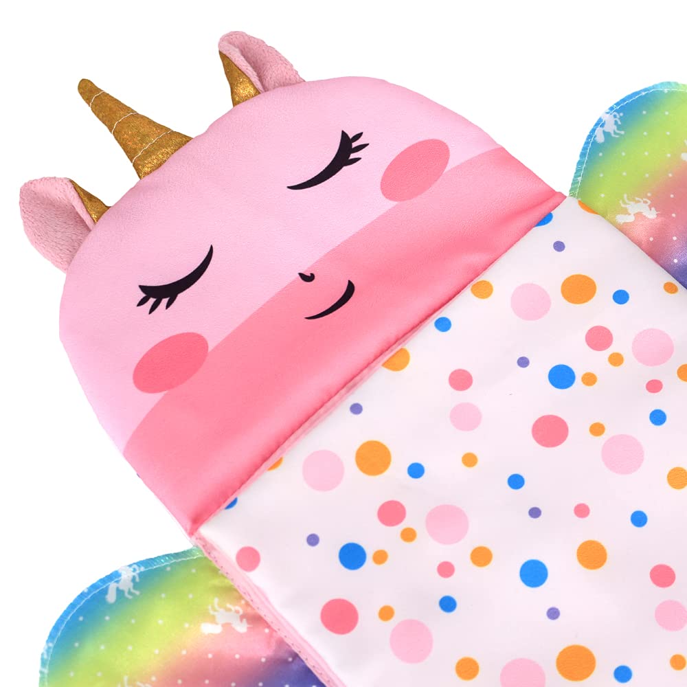 ZWOOS Saco de Dormir para Muñecas con Antifaz para Muñecas, Accesorios Suaves para Muñecas de 25-38 cm