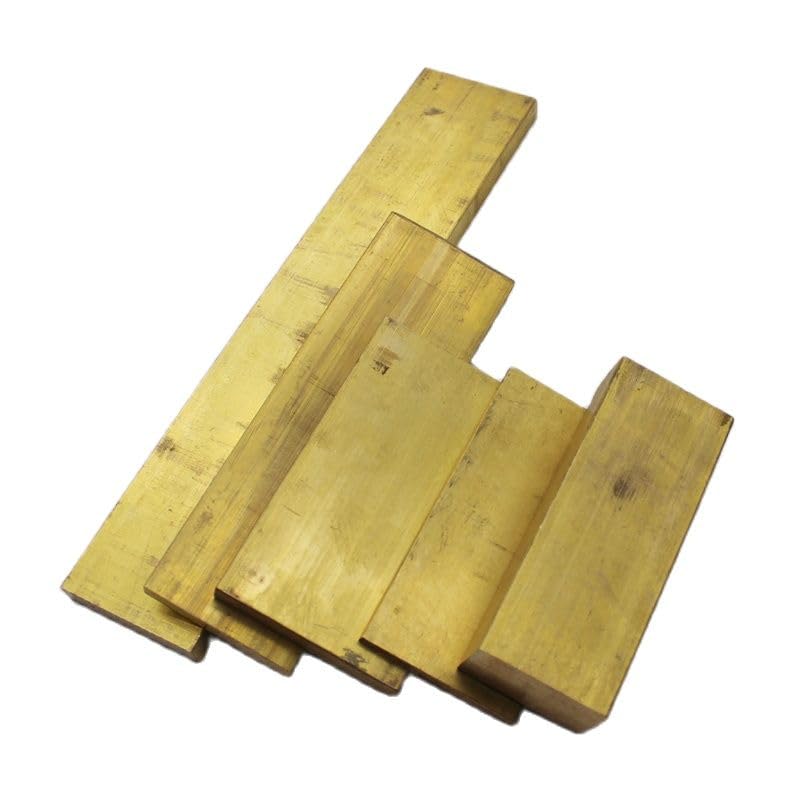Flachstahl Aus Messing – Rechteckige Messingstange, Verschiedene Maße (3–10 Mm X 10–40 Mm X 100–300 Mm), Für Industrielle Anwendungen