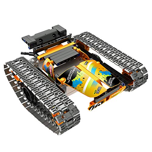 FunTomia QIHUI 3in1 Auto Roboter - Ferngesteuertes Steckbaustein Technik Auto / Wagen - 392 Klemmbausteine - NO. 8016 – Bild 6