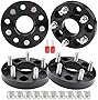 Richeer 5x120mm Hub Centric Wheel Spcer for 2008-2019 CTS 2013-2019 XTS 2010-2021 Camaro 2010-2017 Equinox, 4 PCS 1 inch 5x120 Wheel Spacer with 14x1.5 Studs & 66.9mm Center Bore