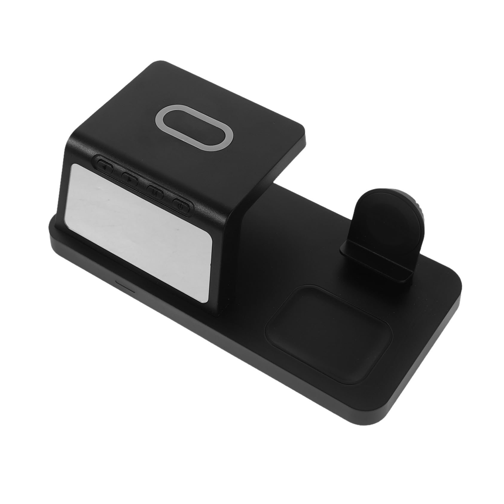 Tofficu 15w Caricabatterie Wireless Per Cellulari Stazione Di Ricarica Per Orologio Dock Di Ricarica Portatile Per Comodino Dock Wireless Da Scrivania Da Viaggio