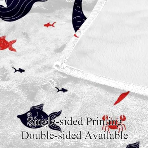 Couverture polaire sirène de qualité supérieure en microfibre douce - 4