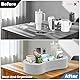 Heyife Couch Cup Holder mit 7 Aufbewahrungsschlitzen, Getränkehalter Sofatablett, Sofaorganisator mit Armlehnen Kissen für Auto, Boot, Bett, Strand