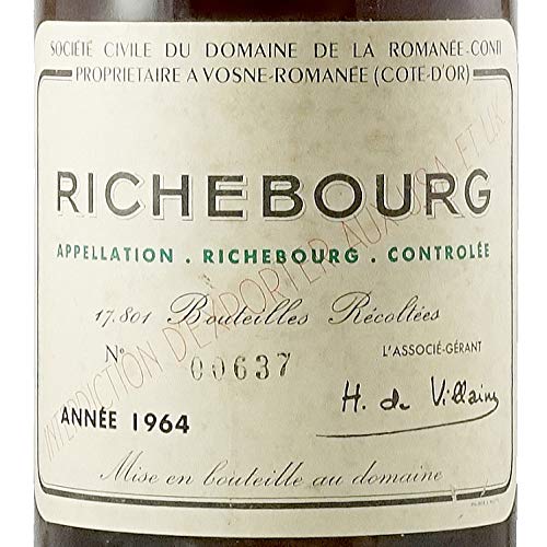 Amazon.co.jp: Domaine de la Romanee Conti 赤ワイン 1964