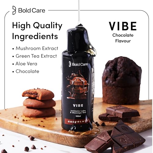 Image of Bold Care Multi-textured Condoms + Vibe - Chocolate flavoured Premium Lubricant Gel - Water based formula - Gentle on the skin