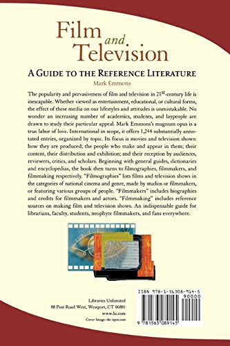 Film and Television: A Guide to the Reference Literature (Reference Sources in the Humanities) - Thumbnail 2