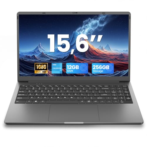 jumper 15,6 Zoll Laptop 12GB RAM 256GB SSD für Unternehmen und Studenten