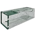 Moorland Piege Cage Trappe Chat Piège Vivant réutilisable 90x30x30cm – Piege a Animaux - Piege a Fouine Vivant Renards, Martre, Cage, ragondin, Lapin, mouffette, rongeurs - 5002