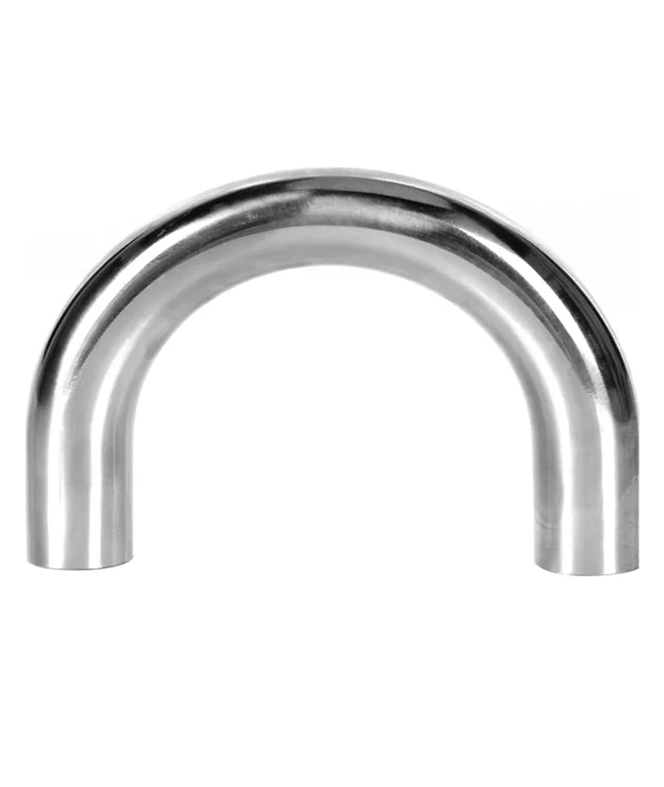 16/19/25/32/38/45/51/57/63/76Mm Codo de soldadura de tubo con curva en U de acero inoxidable 304 de 180 grados (Size : 76mm x 2mm)