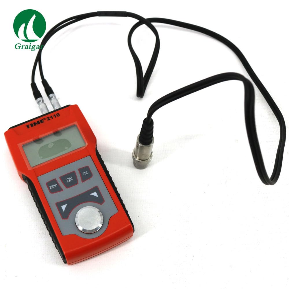 TIME2110 Digital Ultrasonic Thickness Gauge Measuring Range 1.2~225.0mm