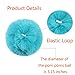 Forise 24 Pieces Colorful Faux Fur Pom Poms Ball DIY Fur Fluffy Ball with Elastic Loop for Knitting Hats Scarves Gloves Bag Charms (12 mix color)