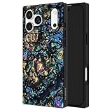 [FLAUNT] iPhone 17 Pro Max用 スマホケース 背面型 Square マグセーフケース 正規品 フラウント (Abalone Shell)