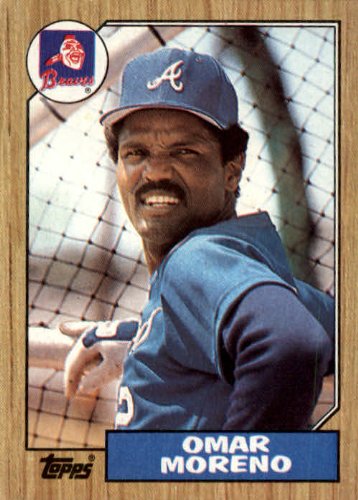 Amazon.com: 1987 Topps Baseball Card #214 Omar Moreno