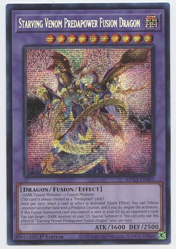 Starving Venom Predapower Fusion Dragon - MP23-EN081 - Prismatic Secret Rare - 1ª edición
