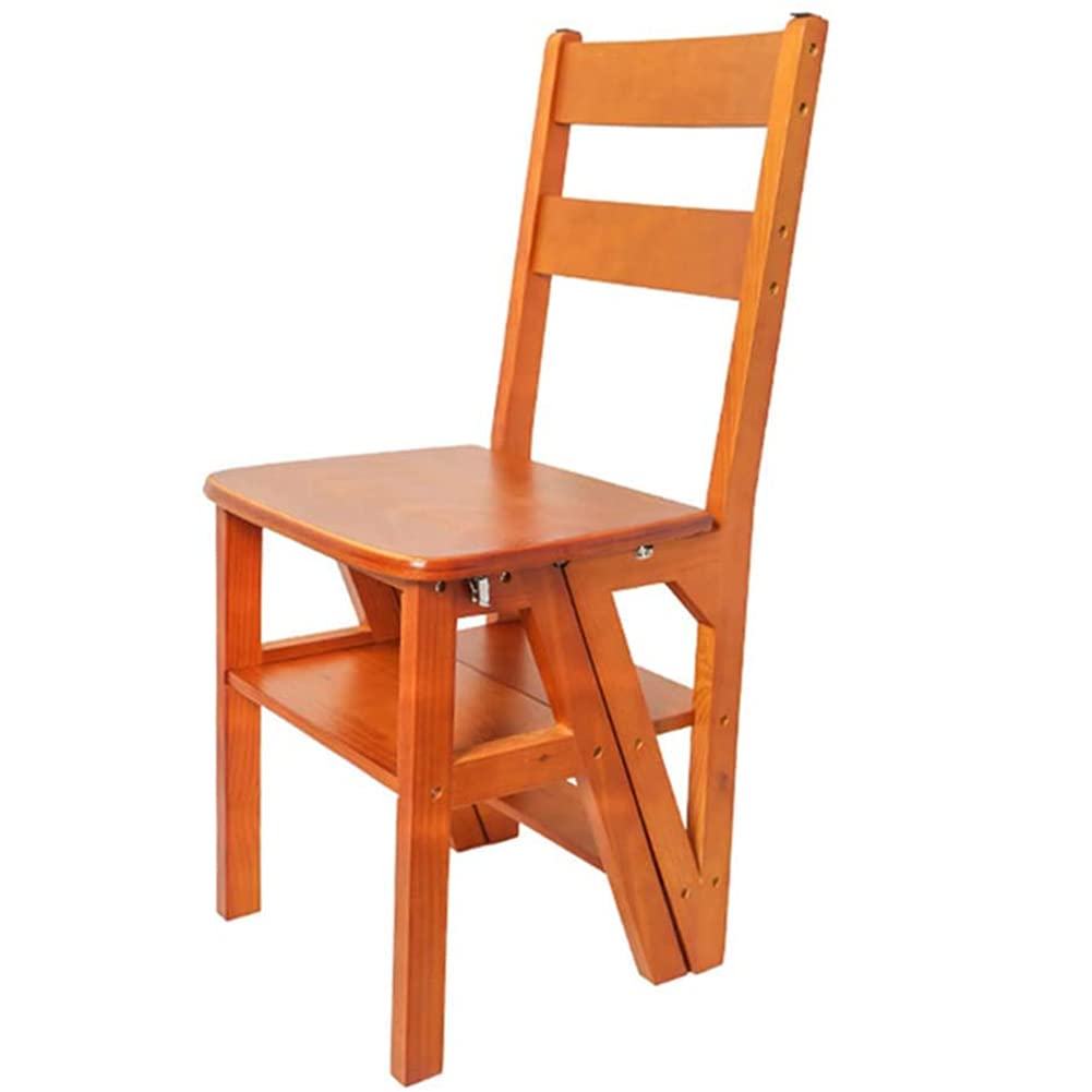 Taburete Plegable de 4 peldaños Taburete de Madera para niños, Taburete de Escalera Multiusos para niños para Dormitorio/baño/Inodoro/Cocina, etc. Carga máxima 150 kg