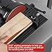30 Inch Bench Belt Sander, Professional Benchtop Belt Sander with 5'' Disc, Powerful Bench Sander with 2.1A Powerful Motor, Belt Grinder with Wrench Storage and Easy Belt Cover Off for Woodworking