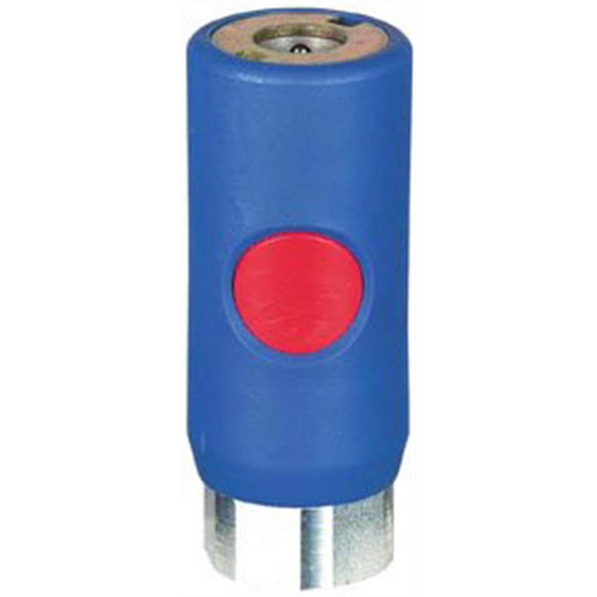 Prevost - Acoplador Botón Rojo 1/4 Fem Uso W/Enchufe Mil783 (URC061201