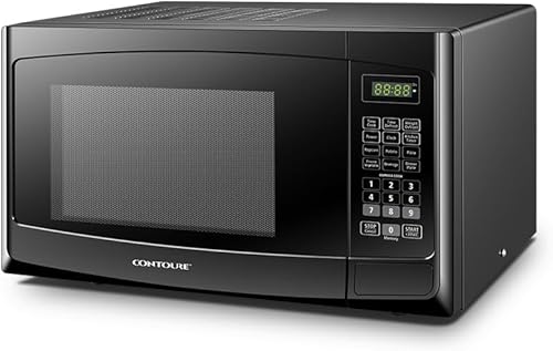 Miniatura 4 de Horno de microondas empotrado con kit de accesorios, negro, 0.9 pies cúbicos. - RV-980B