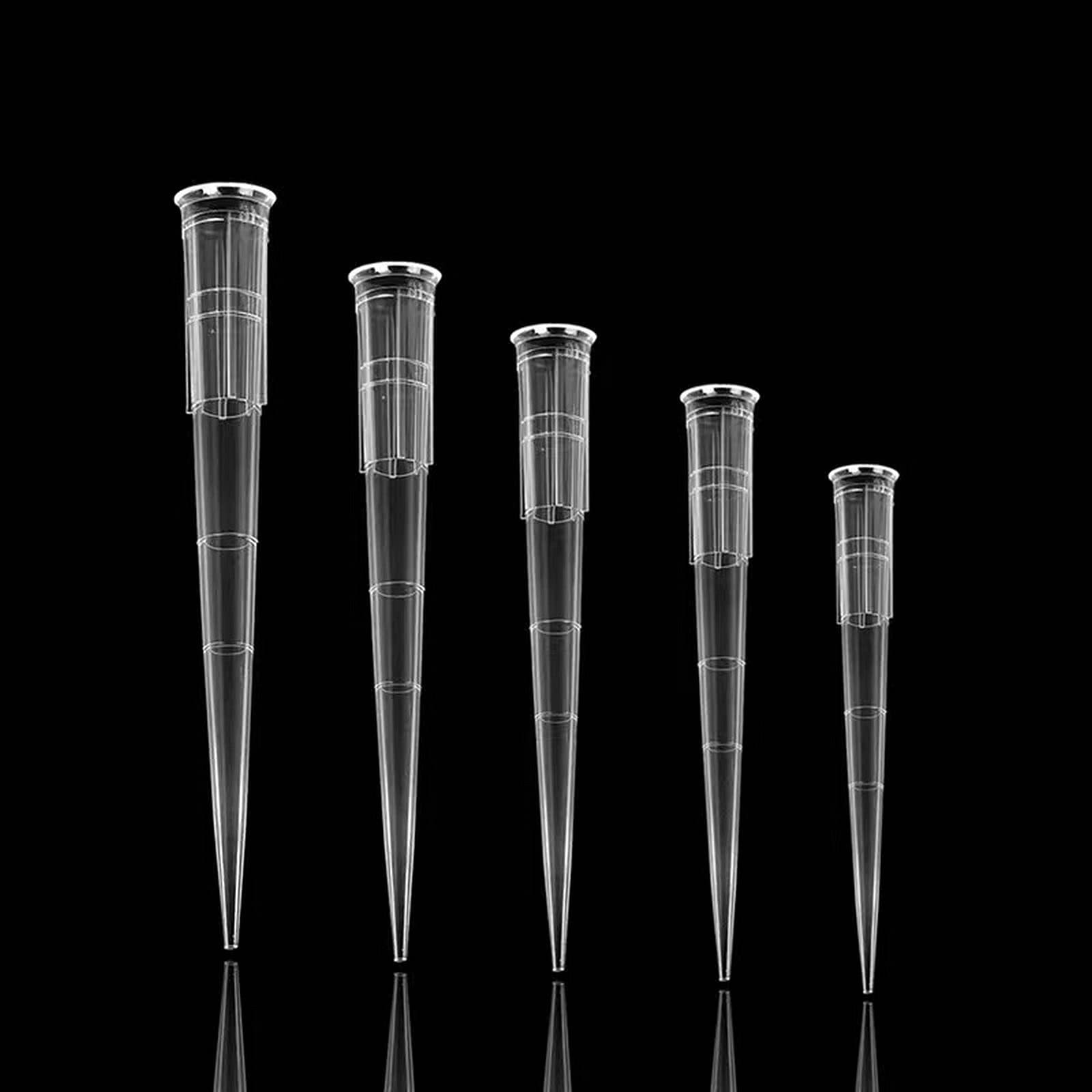 Puntas de pipeta de 200 ul, puntas universales de pipeta – estantes, sin ARNAS/DNasa y seguro para pirógenos, 96 puntas/rack paquete x 10 estantes (960 puntas) (200ul – transparente)