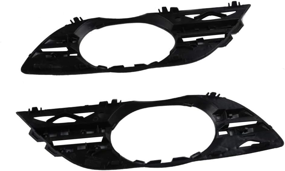Fog Light Chrome Grille Trim Cover Front Bumper Left & Right 4Pcs Compatible With Mercedes-Benz W211 E320 E350 E550 2007-2009 2118850922/0822 A2118851274/1174