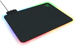 Razer Mouse pad Firefly rígido V2 RGB para jogos: iluminação Chroma personalizável - gerenciamento de cabos integrado - controle e velocidade equilibrados - base de borracha antiderrapante