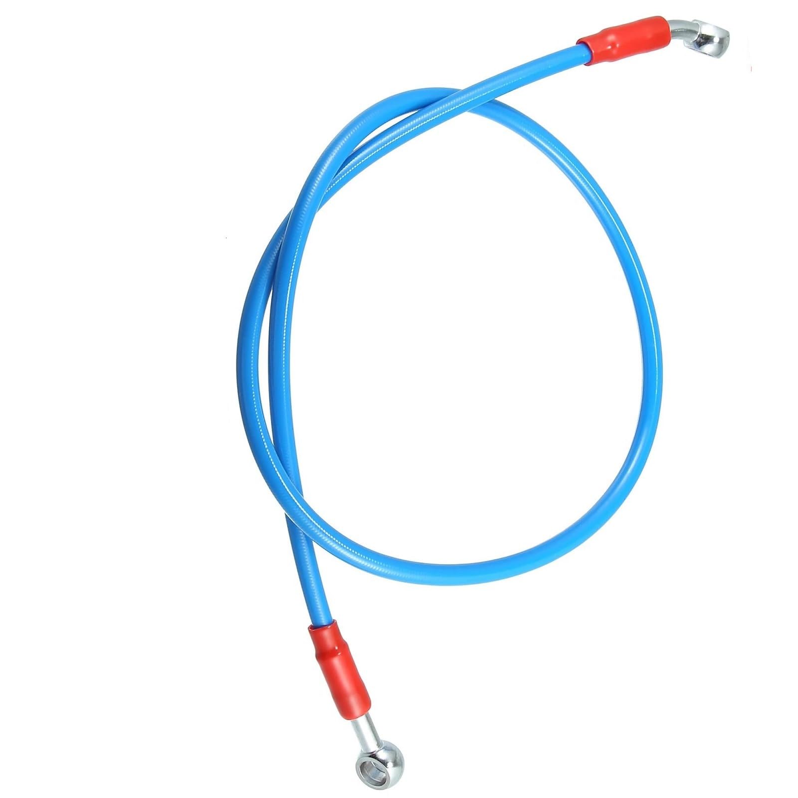 Ksxzw Blue Motorbike Part For Motorcycle Scooter Braided Clutch Oil Pipe 90Cm Dia 1Cm Fuel Line Hose
