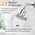Gillian™ by HammerHead High Pressure Shower Head with Filter – Genuine KDF-55 Filtered Shower Head for Hard Water, Healthier Skin & Hair – Metal 6-Inch Rainfall Showerhead with Filters, Chrome