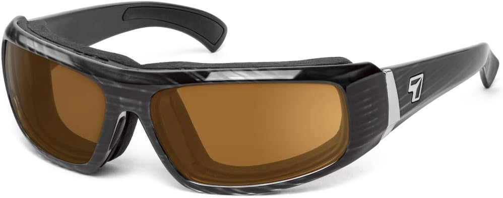 Bali | Wind Blocking Sunglasses - Gray Tortoise, Copper Lenses