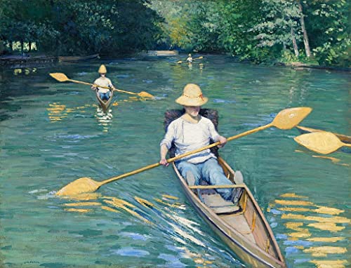 Toile Skiffs Gustave Caillebotte pour Illuminer votre Salle à Manger avec un Style Impressionniste