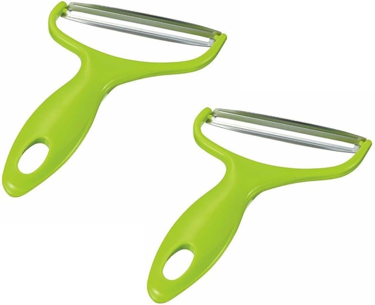 AIEIJJH 2Pcs Stainless Steel Vegetable Grater Potato Peeler Cabbage Head Shredder Slicer for Salad