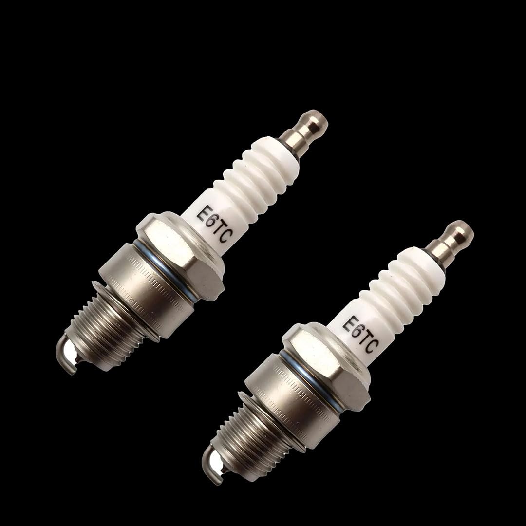 Bujias para Yamaha PW50 PY50 Peewee 50 Pit Dirt Bike, Bujía para Motor de 2 Tiempos de 49 CC a 80 CC, 2/5/10 Unidades E6TC (10 Unidades)