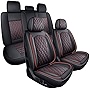 MIROZO 5 Seat Covers, Vehicle Cushion Cover Breathable Universal Fit for Most Sedan, Truck and SUV for Tacoma Rogue CX5 Chevy