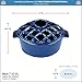 2.2 qt Enamel Woodstove Steamer - Lattice Top