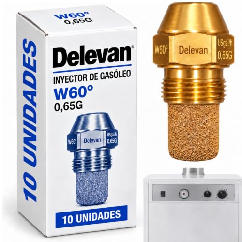 Inyector de gasoleo Delevan, Boquilla pulverizador, W60º | 0,65 gal/h