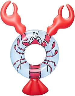 CLISPEED Lagosta Flutua Água Ar Inflação Suprimentos De Natação Engraçado Anel De Natação De Lagosta Anel De Natação Inflável Para Homem Mulher Suprimentos De Natação Anel De Natação