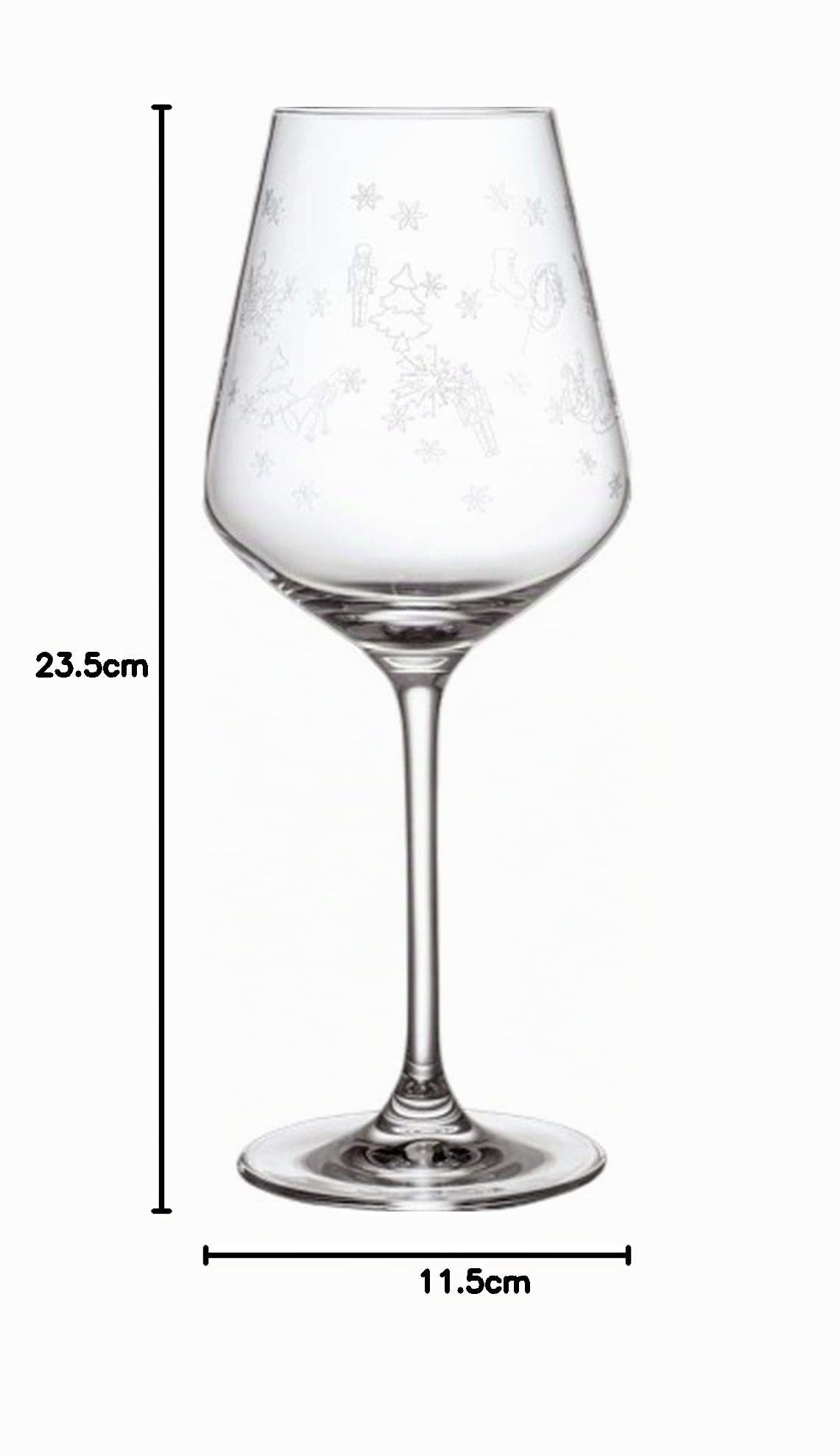 Villeroy & Boch – Toy's Delight Verre À Vin Rouge Transparent, Garanti Lave-Vaisselle, Article De Noël, Service À Vin, Cristallin
