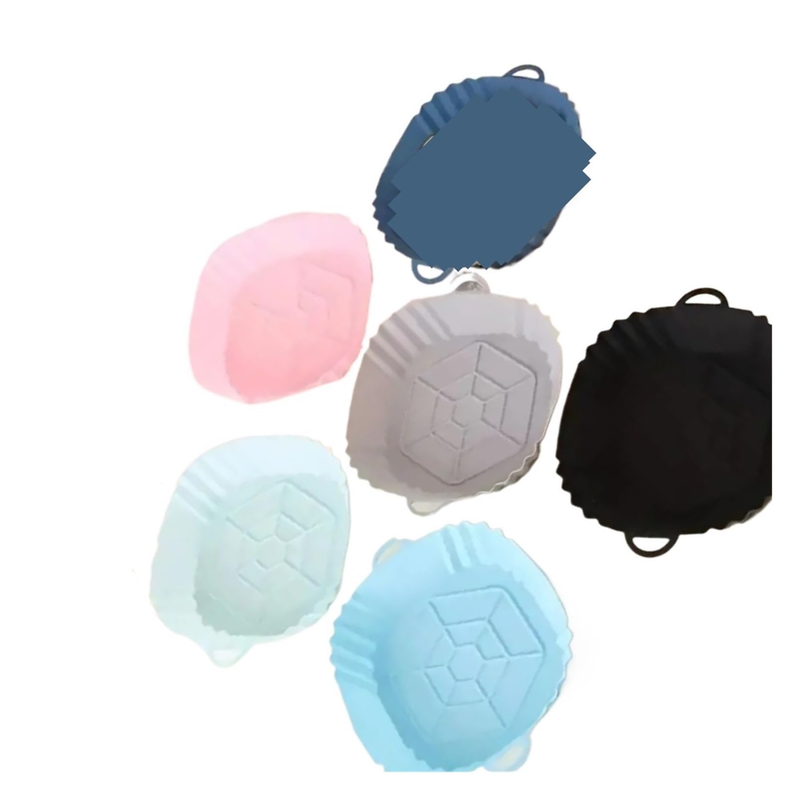 1pc Foldable Silicone Air Fryer Liner Non-stick Baking Mat Reusable Heat Resistant Cooking Accessory