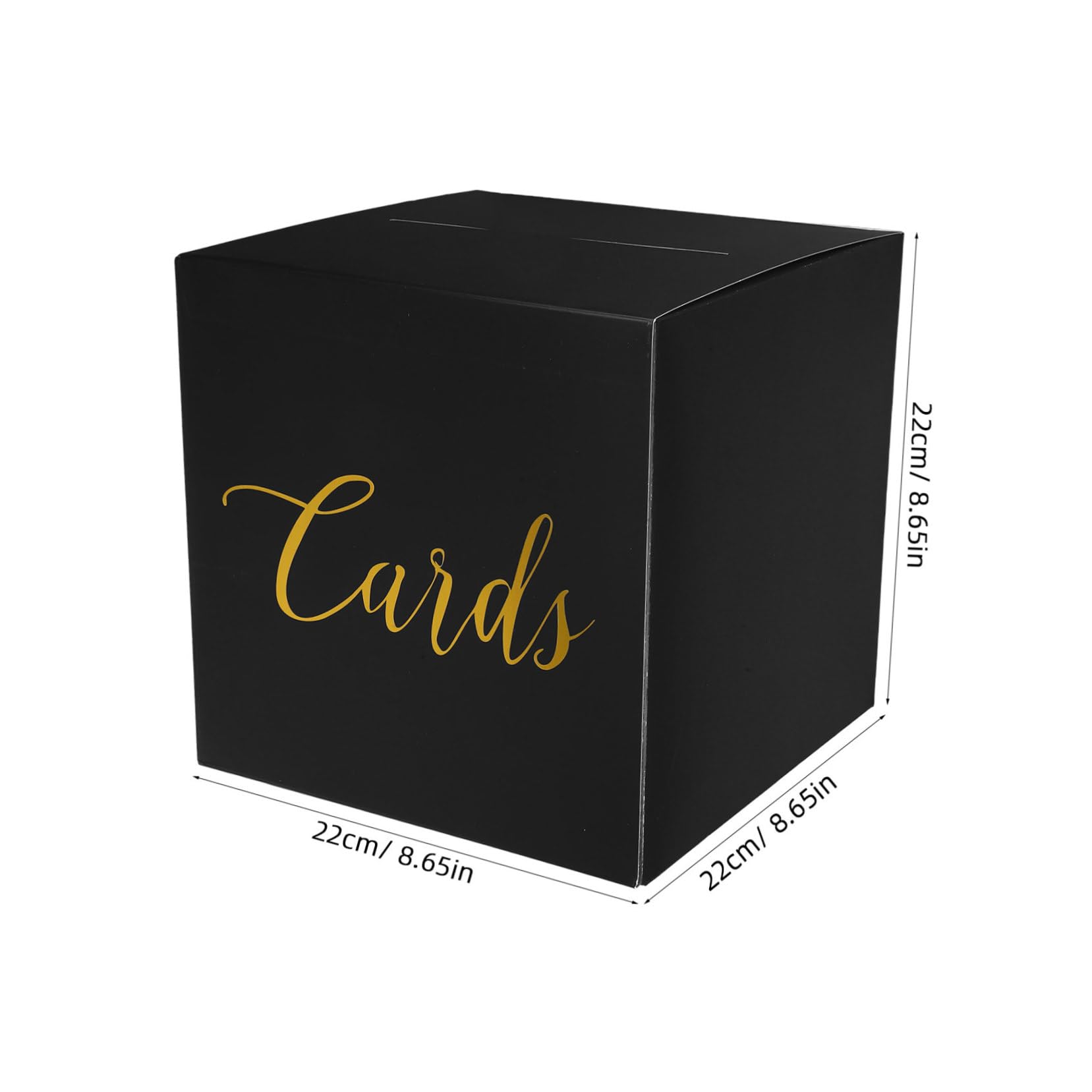 Ciieeo Elegant Wedding Card Box Set 4 Pcs Cardholder Box for Wedding Reception for Memories