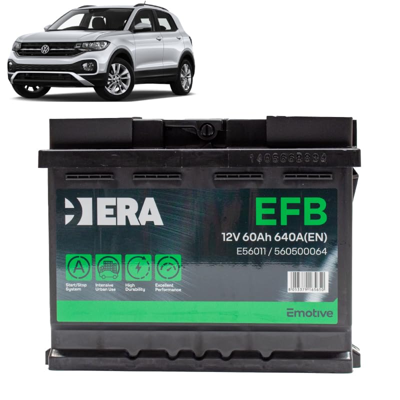 Batteria 60Ah EFB per Volkswagen T-Cross 1.0 1.5 TSI benzina 2018+