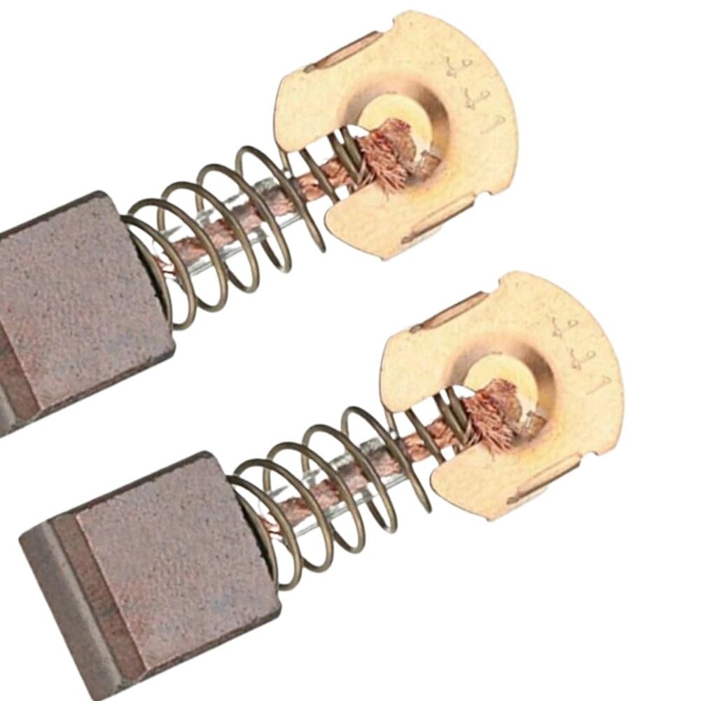 Szczotki węglowe z włókna węglowego 2 szt./zestaw 7 x 10,8 x 11 mm do CB-441 CB-432 szare metalowe szczotki zamienne