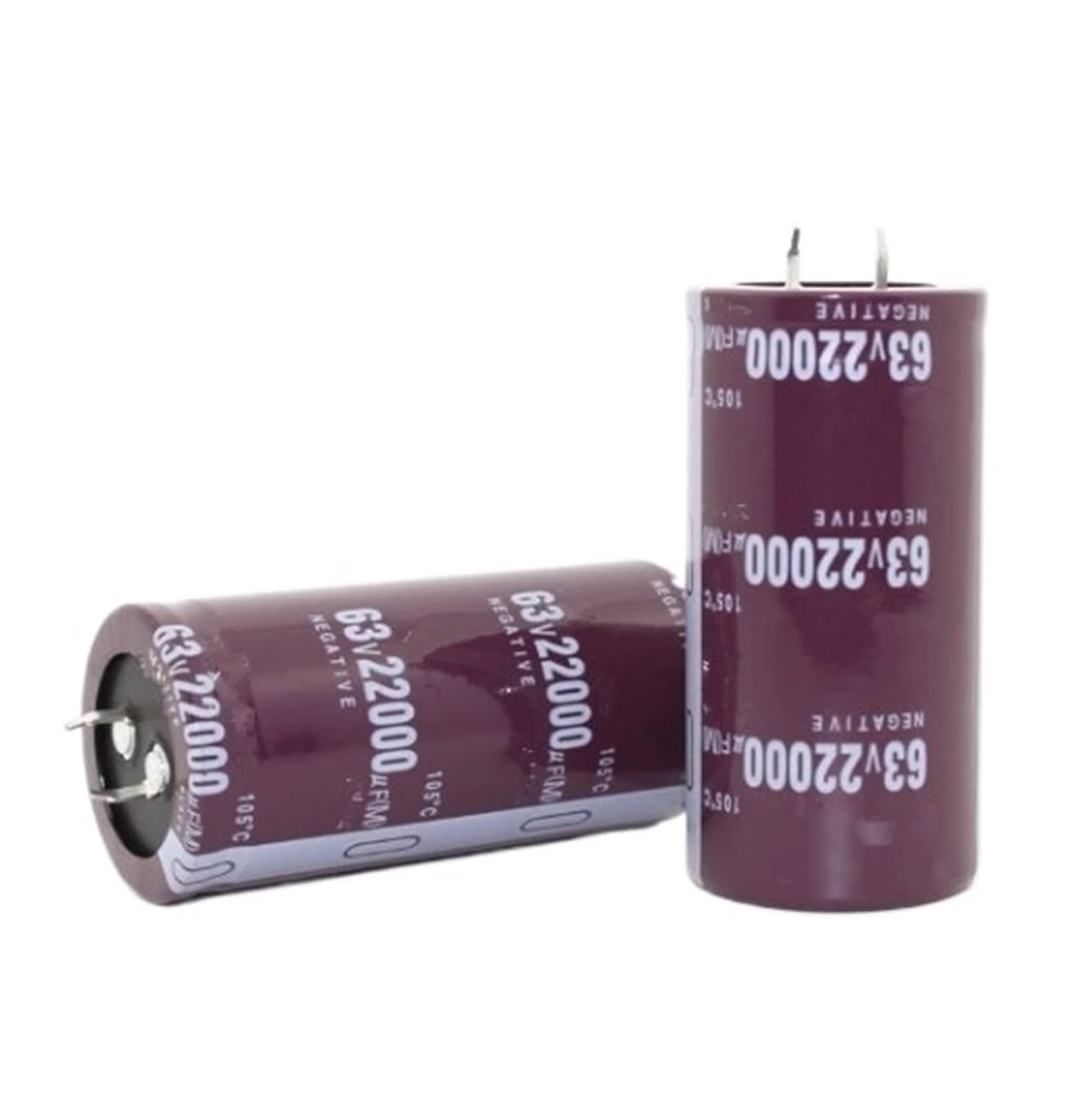 2PCS-12PCS 63V22000UF High Frequency Electrolytic Capacitors 22000UF 63V 35 * 50MM 35 * 60MM(2PCS)