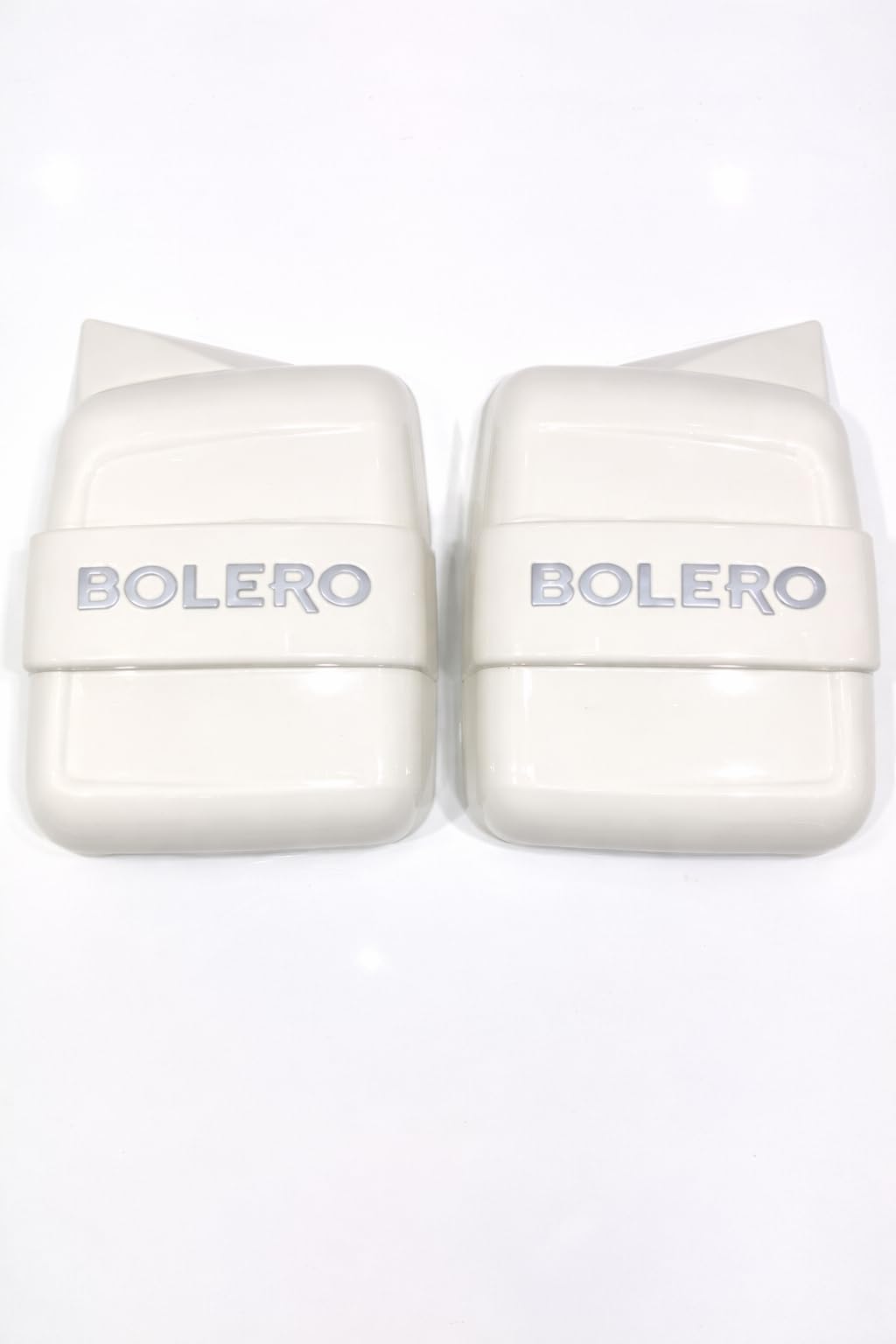 JM PLASTIC Mirror Cover for Bolero and Bolero Neo, White, ABS Plastic, with LED Blinkers, Set of 2-image-42