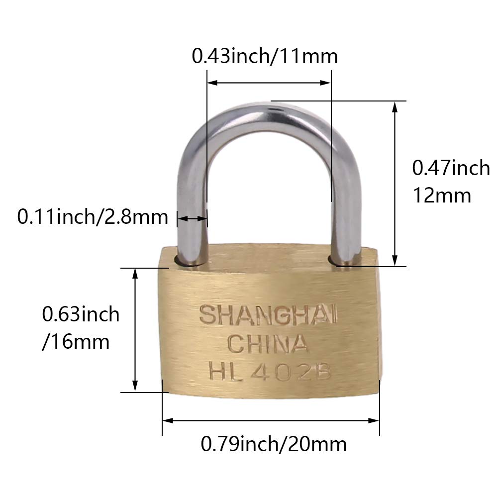 Lucchetto Monoblocco In Ottone Smerigliato Con Arco In Acciaio CISA Lockingline 21610 63 Mm 89893537 - Foto 4