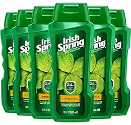 Irish Spring Body Wash, Original, 18 Fl Oz (Pack of 6)