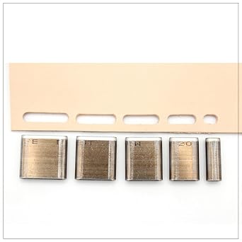 8pcs/Set Oval Holes Hollow Punch Cutter Tool, Punch Set Elliptic Punch Kit Leather Crafting Tools for DIY Leather Working